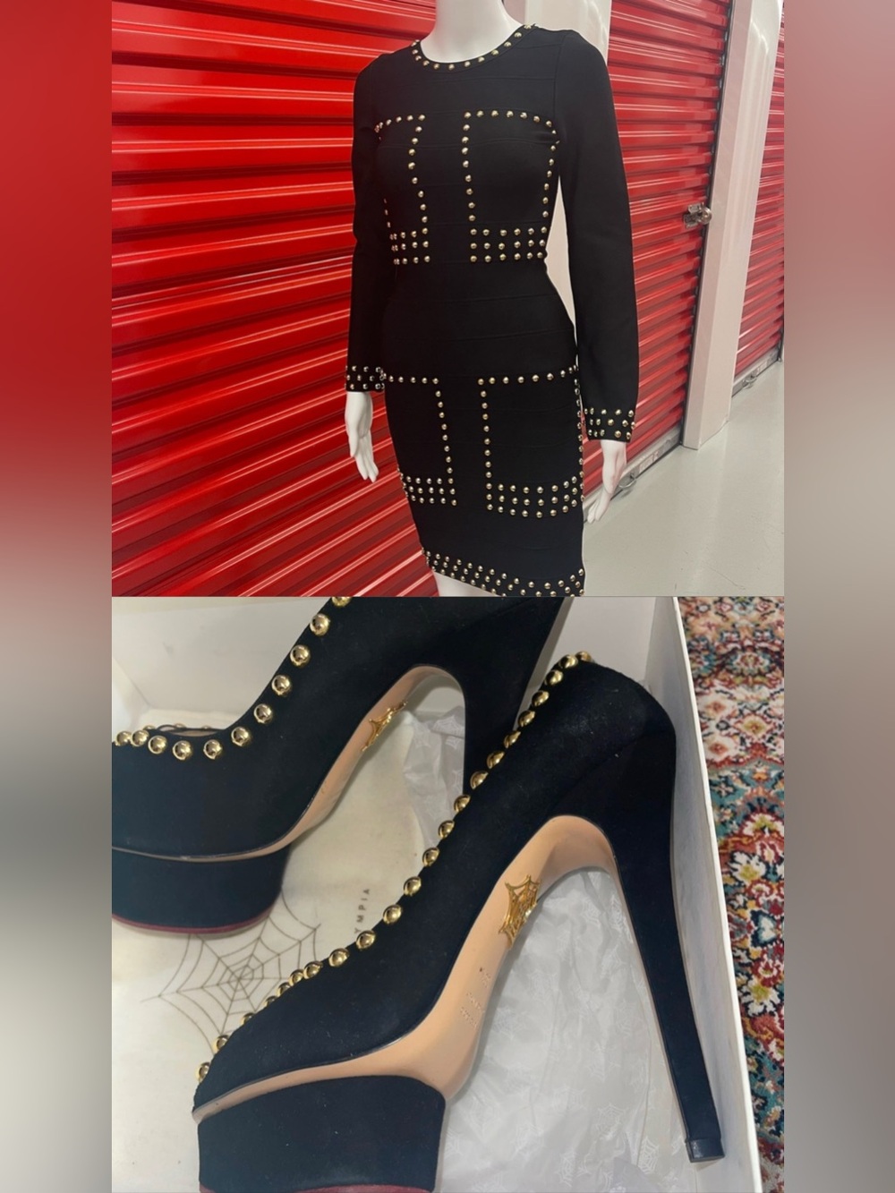 Bandage Dress + Designer Heels *Outfit*